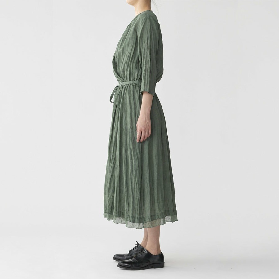 Mode Femme PAS DE CALAIS Robes | Pas De Calais - Robe Ceinturee - Vert