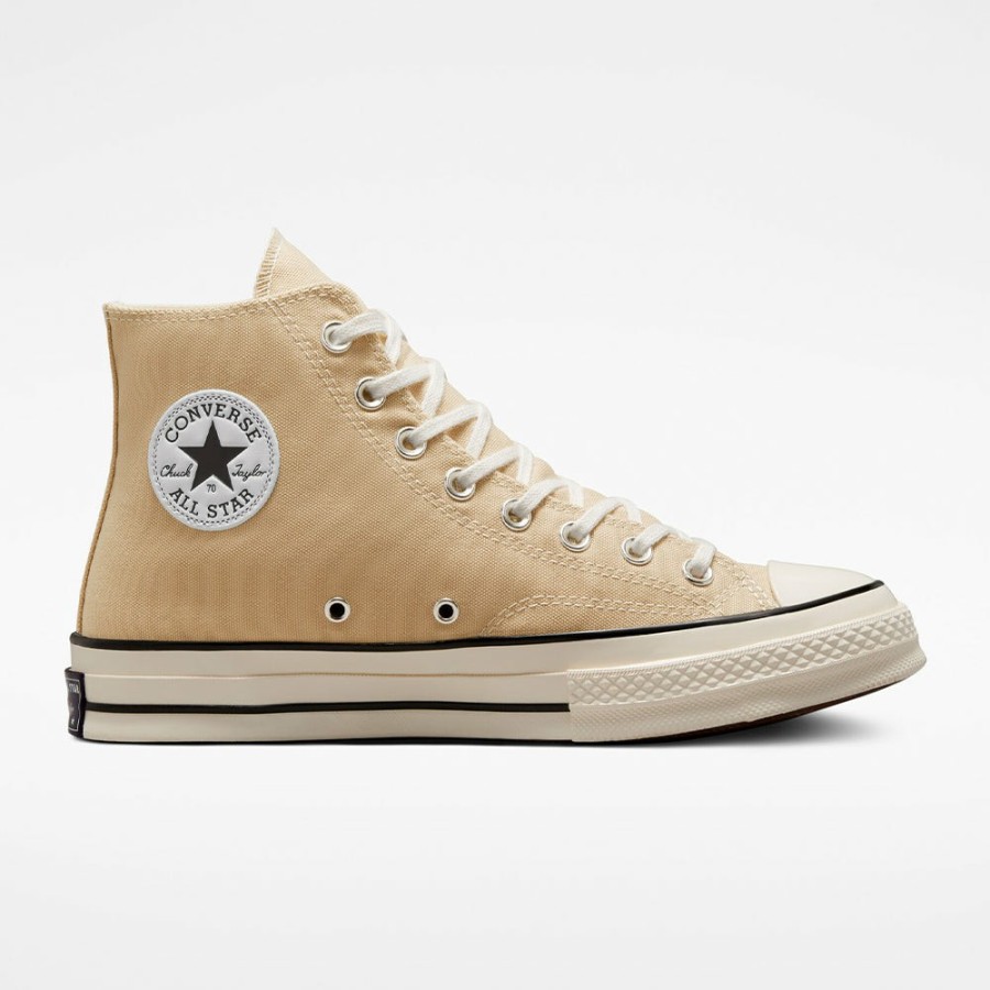 Mode Homme Converse Baskets | Converse - Chuck 70 Canvas Montante - Jaune