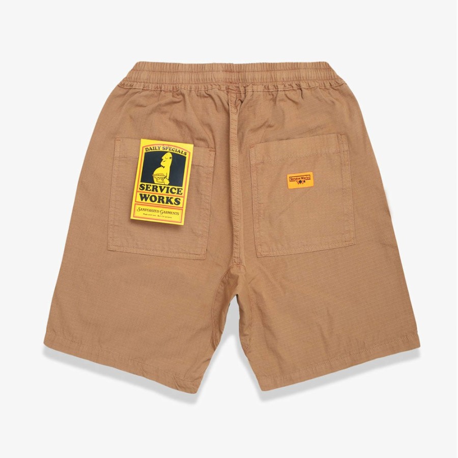 Mode Homme Service Works Shorts | Service Works - Short Chef Ripstop - Beige