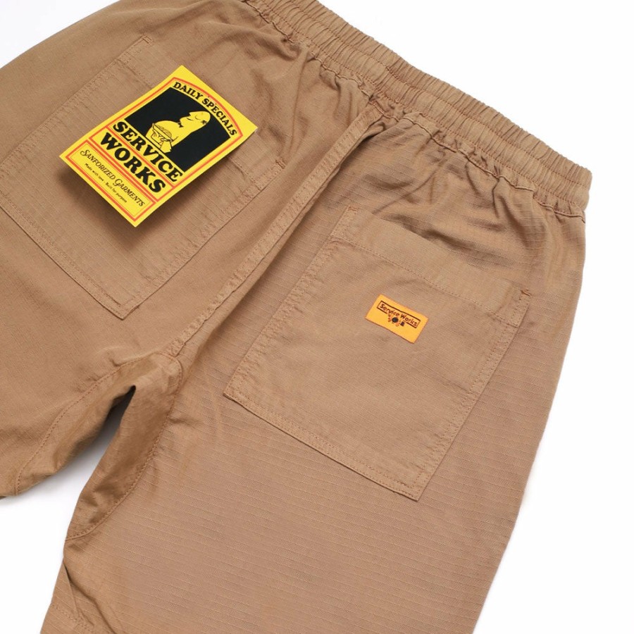 Mode Homme Service Works Shorts | Service Works - Short Chef Ripstop - Beige