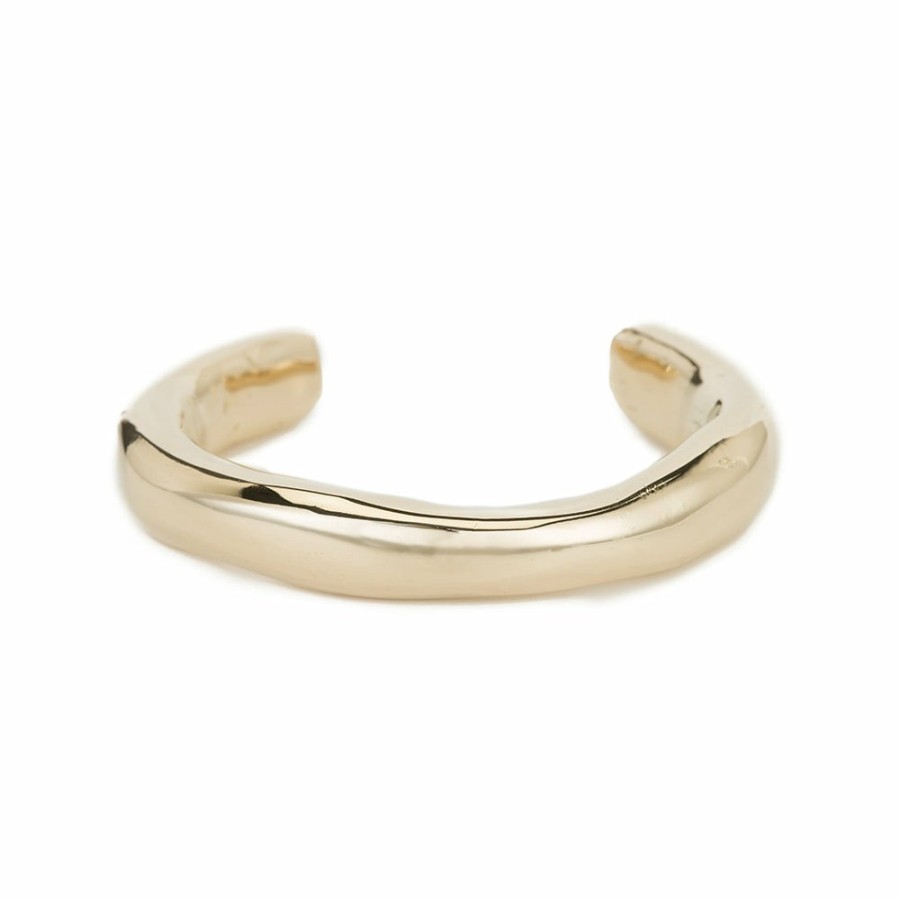 Mode Femme MARA SCALISE Bracelets | Mara Scalise - Bracelet Raw Thick Cuff - Gold