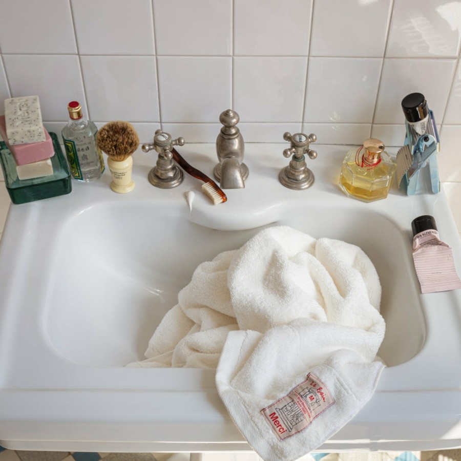 Linge De Maison 2100 GAZEX Serviettes De Bain En Eponge | Serviette De Bain En Eponge - Blanc Optique