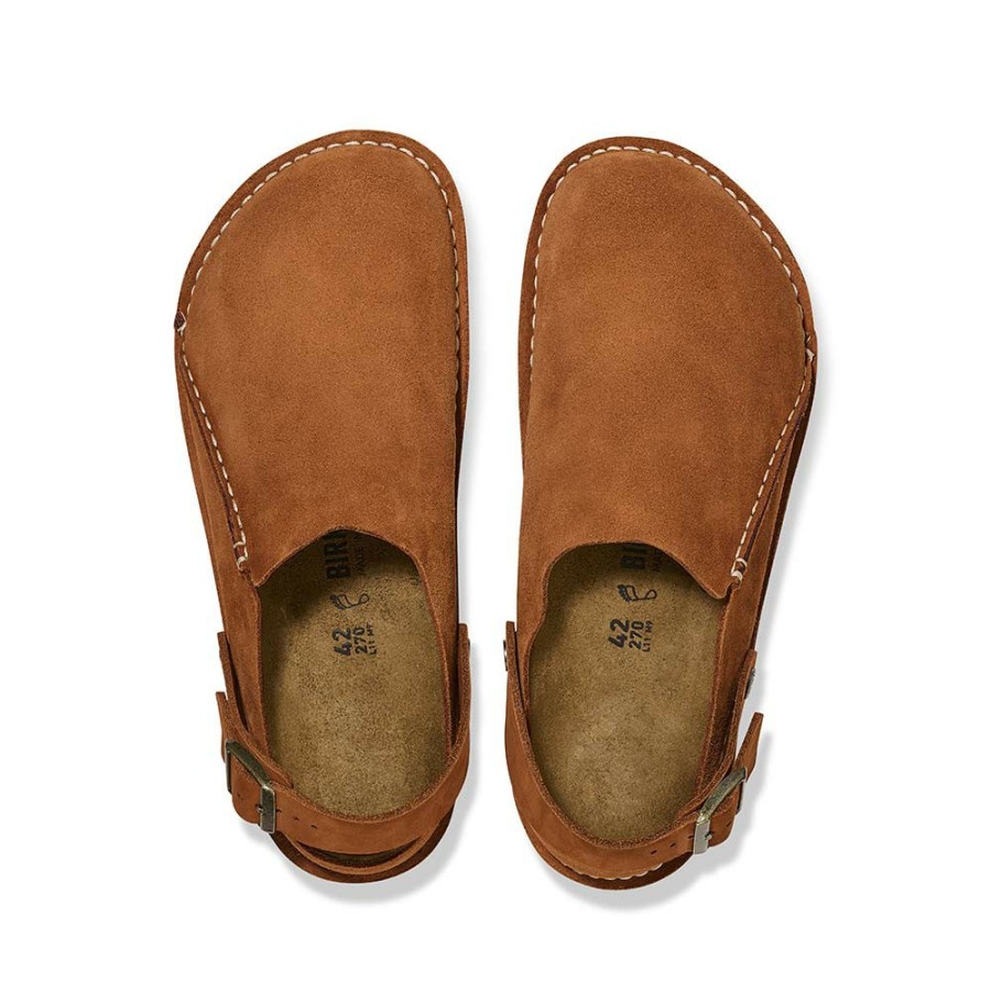 Mode Homme Birkenstock Sabots | Birkenstock - Sabots Lutry - Marron