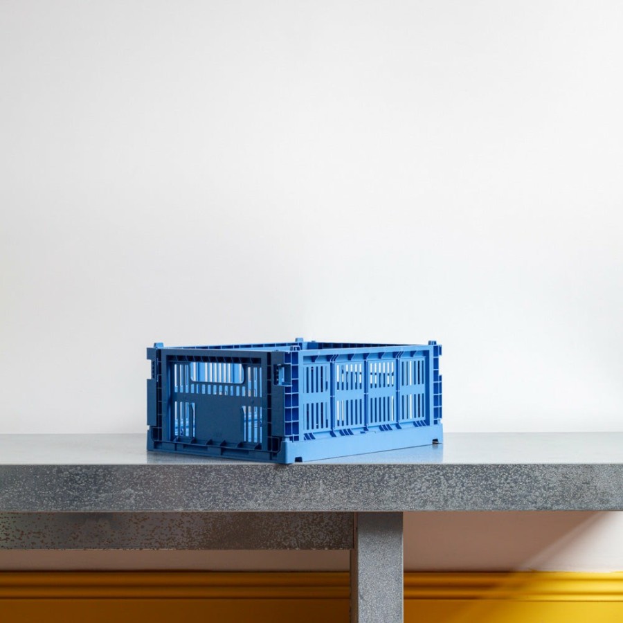 Deco & Lifestyle 208 HAY Rangement | Moyenne Cagette - Hay - Electric Blue