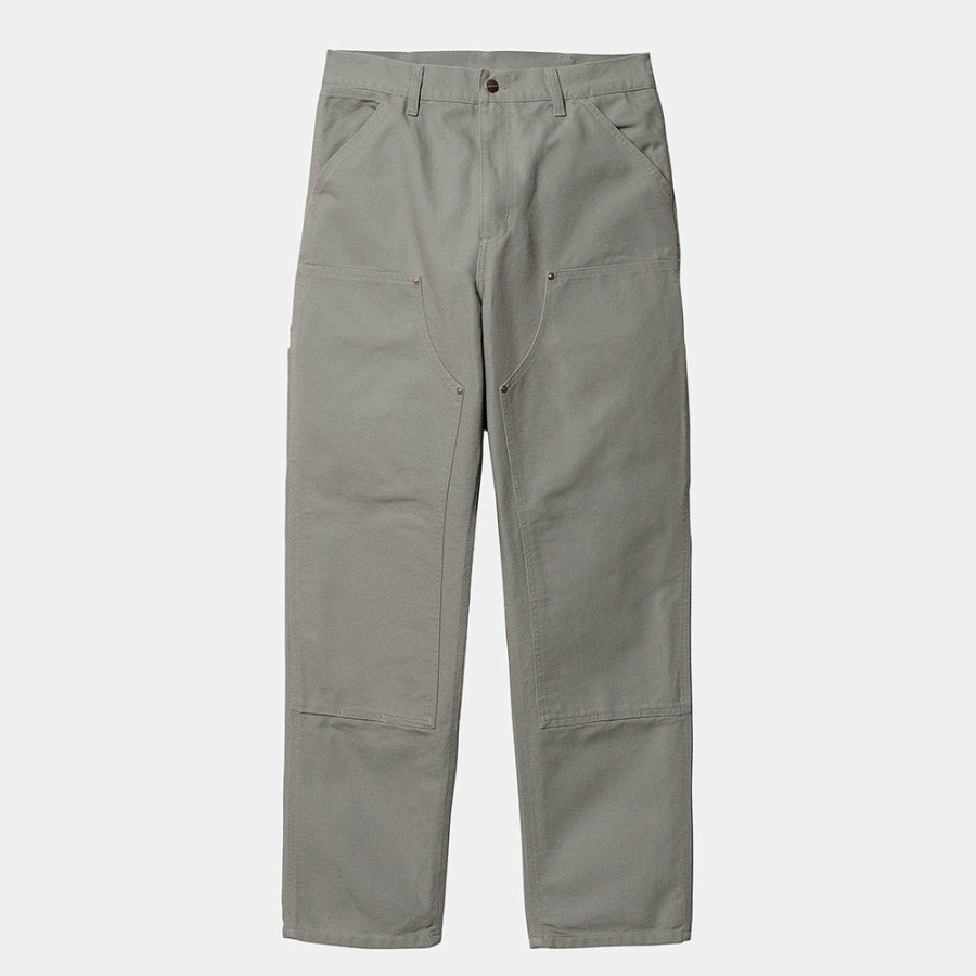 Mode Homme Carhartt Wip Pantalons | Carhartt Wip - Pantalon Double Knee - Gris