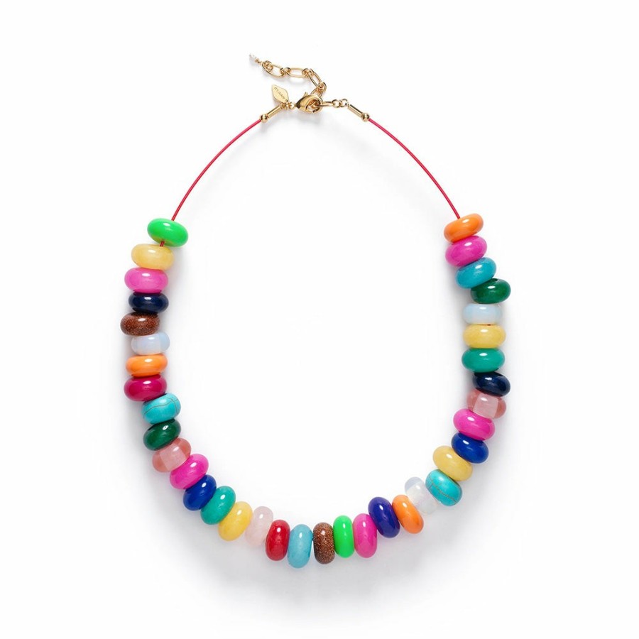 Mode Femme Anni Lu Anni Lu | Anni Lu - Collier Disco - Rainbow