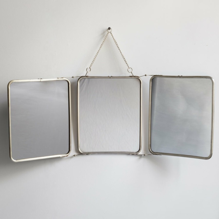 Deco & Lifestyle 2933 DECOCLICO Miroirs | Miroir Barbier 3 Faces