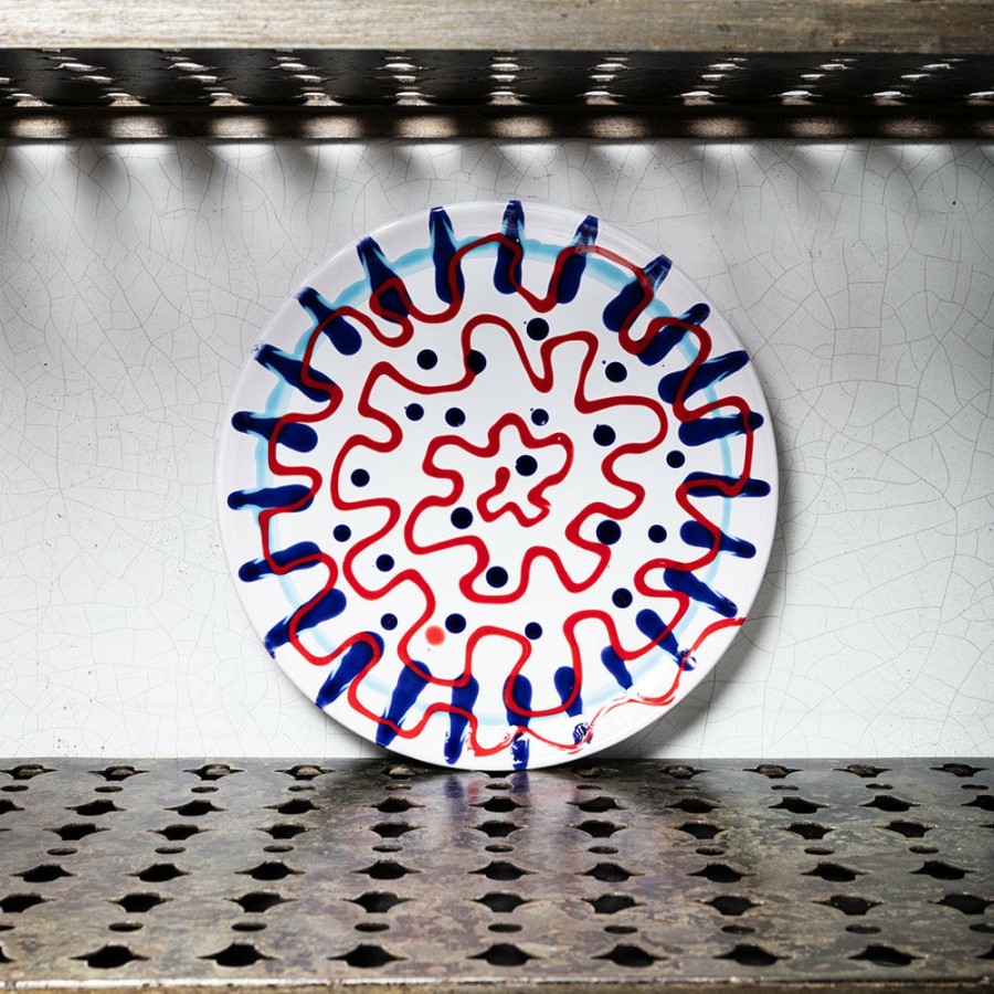 Art De La Table MERCI Assiettes Plates | Assiette Plate En Faience Paola Navone