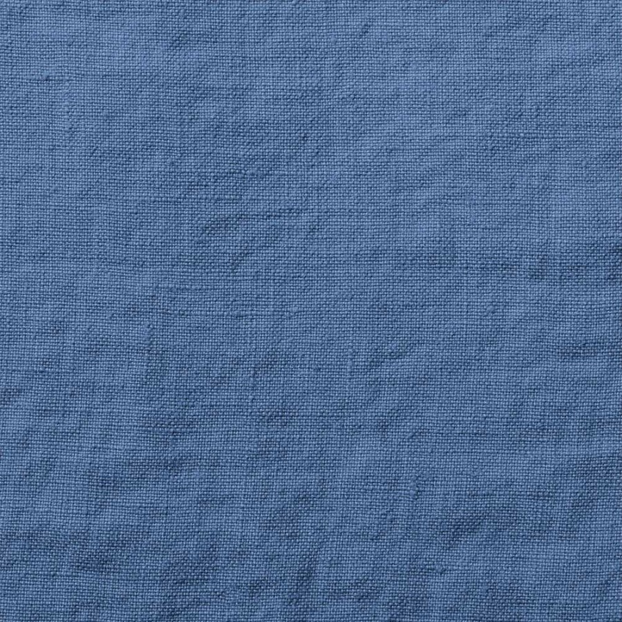 Linge De Maison 200 LINTEX Serviette De Table | Serviette De Table En Lin Lave - Bleu Paros