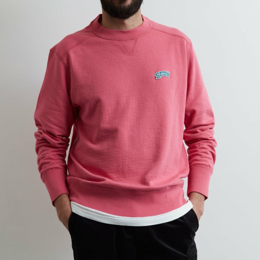 Mode Homme PE01 Sweats | Merci - Pull Leon - Rose