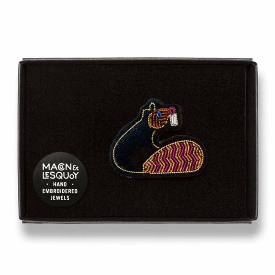 Mode Femme MACON u0026 LESQUOY Broches | Macon & Lesquoy - Broche - Castor