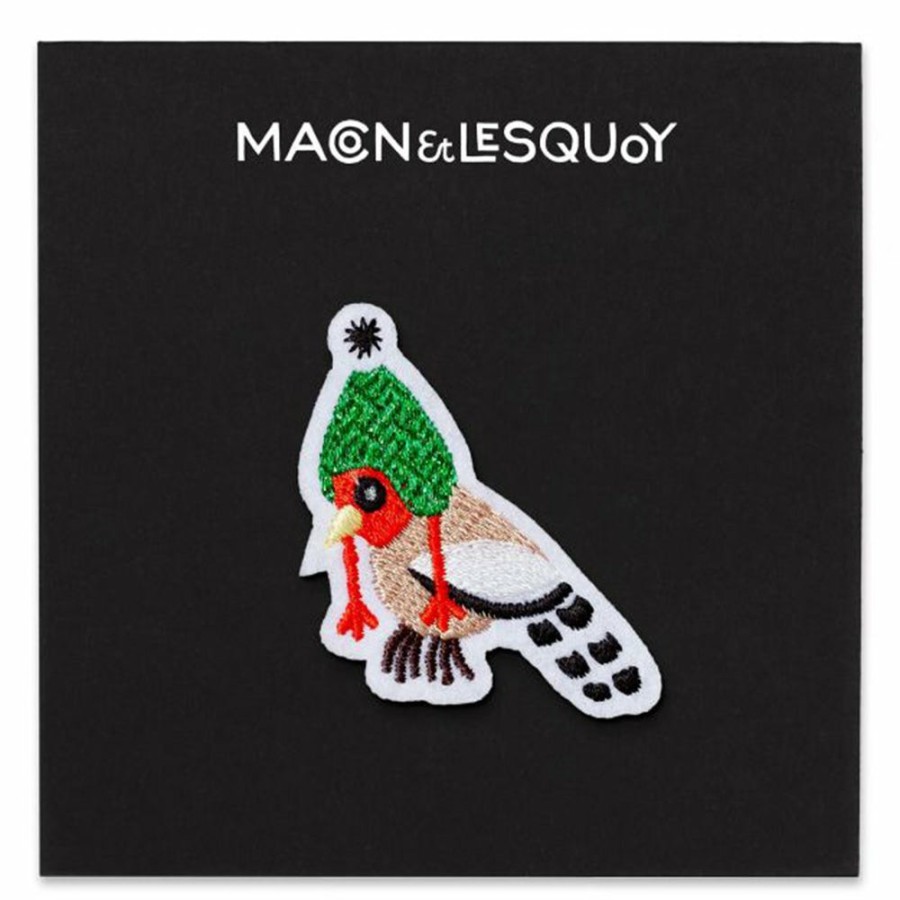 Mode Femme MACON u0026 LESQUOY Broches | Macon & Lesquoy - Ecusson Thermocollant - Moineau