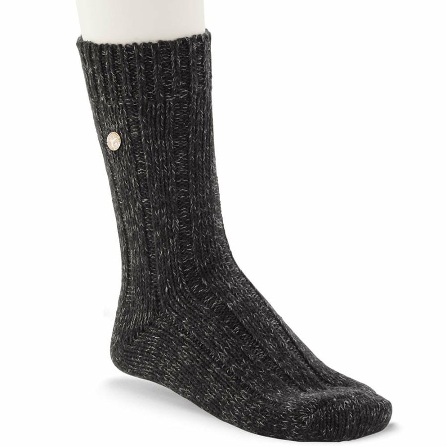 Mode Femme Birkenstock Chaussettes | Birkenstock - Chaussettes Coton Twist - Noir