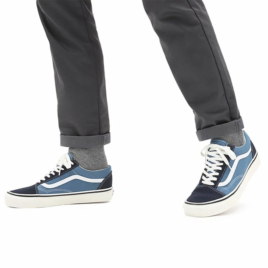 Mode Homme VANS Baskets | Vans - Old Skool 36 Dx - Noir & Bleu