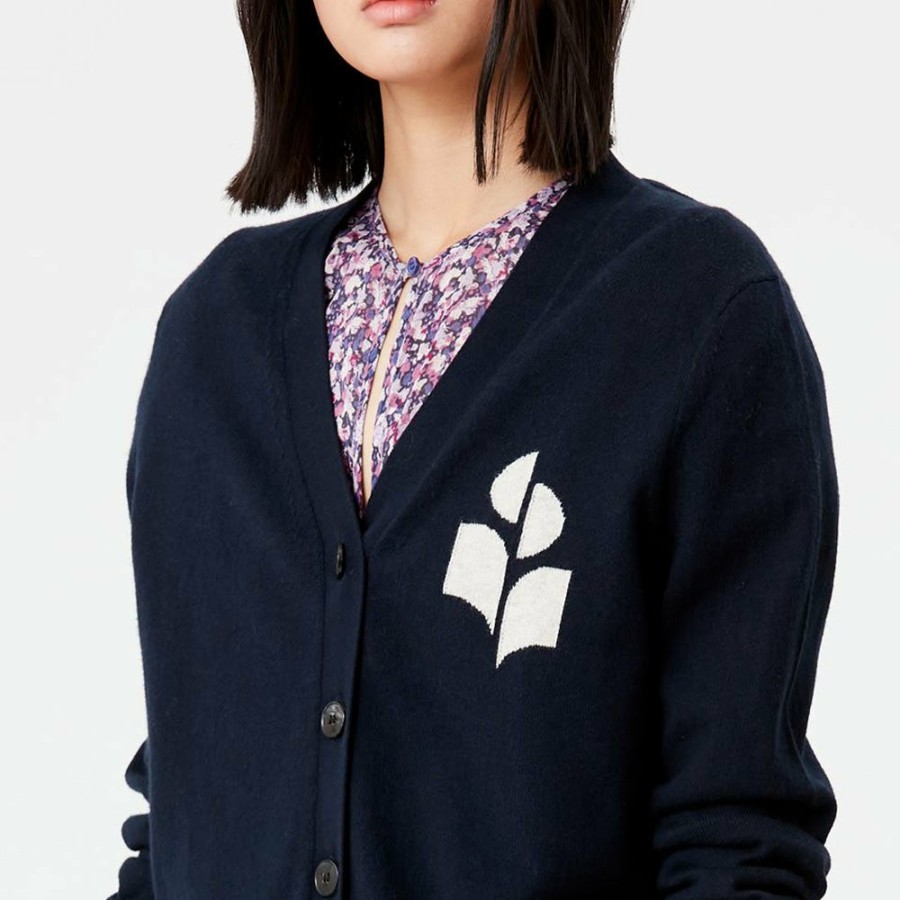 Mode Femme Isabel Marant Mailles | Isabel Marant - Cardigan Karin - Bleu