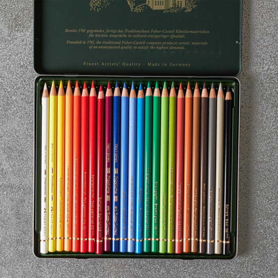 Deco & Lifestyle 1938 FABER CASTEL Ecriture | Boite De 24 Crayons Polychromos