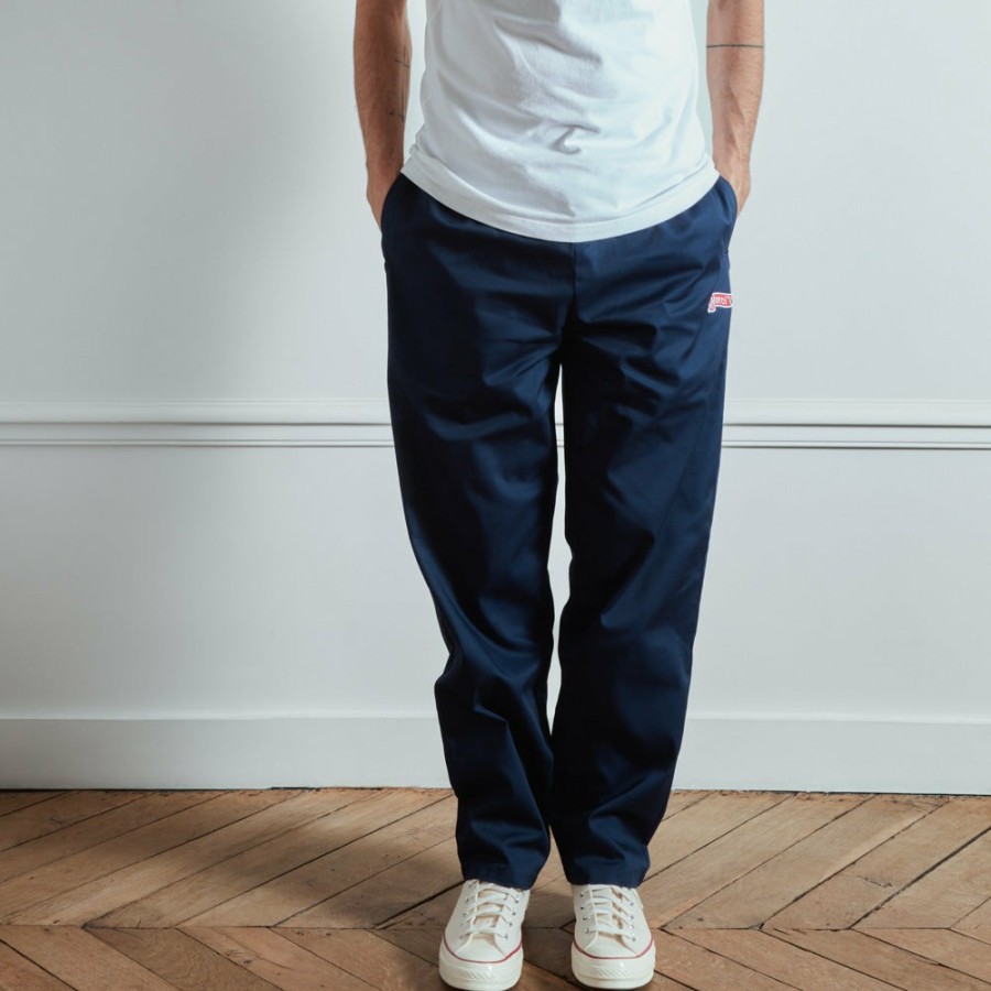 Mode Homme Cookman Pantalons | Merci X Cookman - Pantalon Solid - Bleu