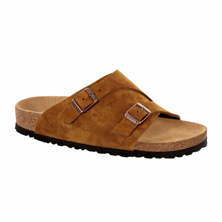 Mode Homme Birkenstock Sandales | Birkenstock - Sandales Zurich - Marron