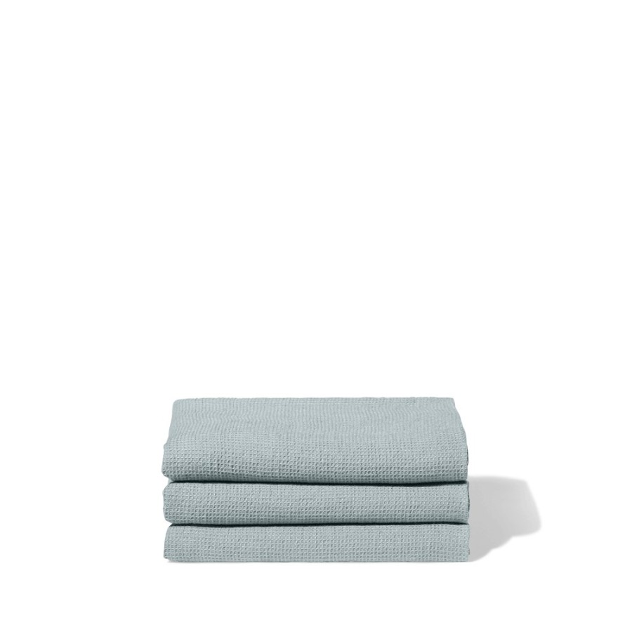 Linge De Maison 200 LINTEX Serviettes De Bain En Lin | Serviette De Bain En Lin - Nid D'Abeille - Gris Vesuve