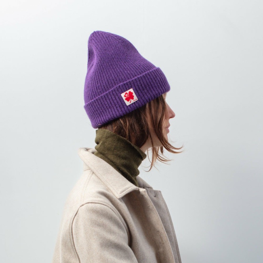 Mode Homme Merci Bonnets | Merci - Bonnet Lucky - Violet