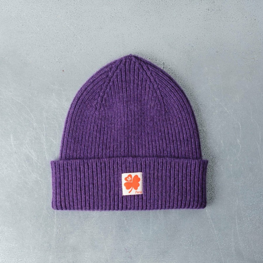 Mode Homme Merci Bonnets | Merci - Bonnet Lucky - Violet