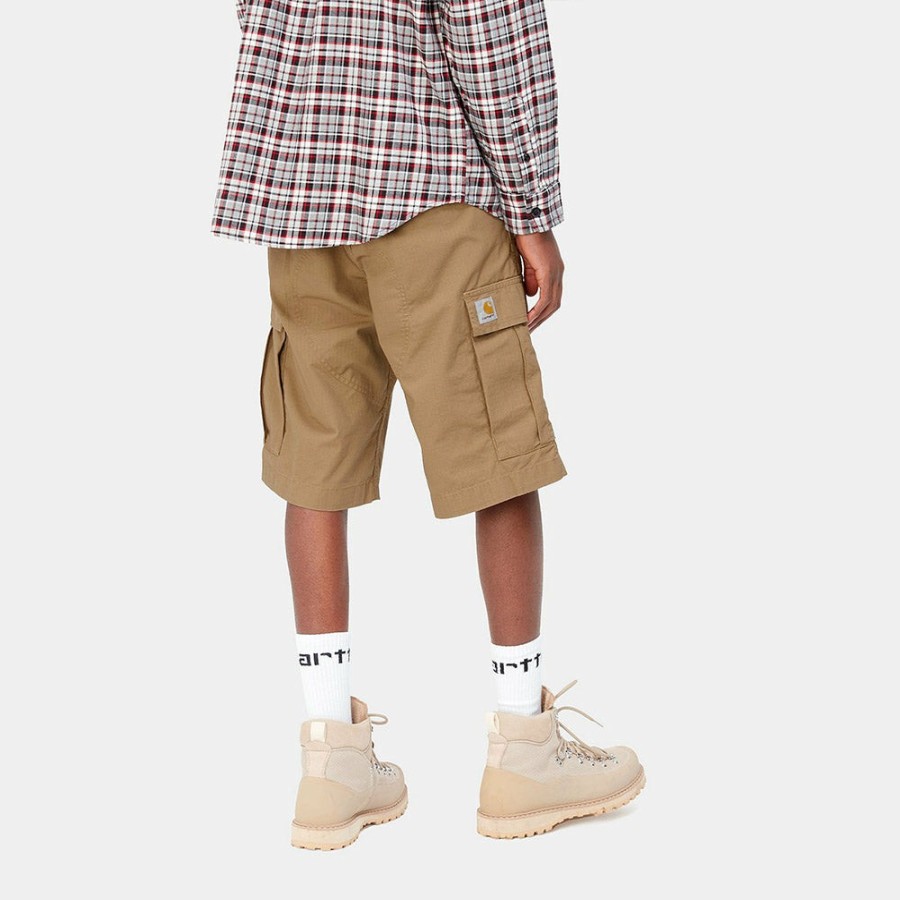 Mode Homme Carhartt Wip Shorts | Carhartt Wip - Short Cargo Regular - Marron