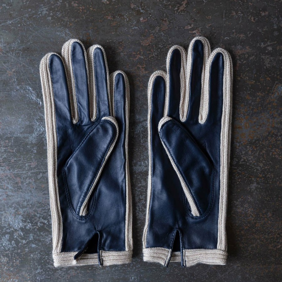 Mode Femme Milona Gants Et Mitaines | Milona - Gants Bicolore - Bleu