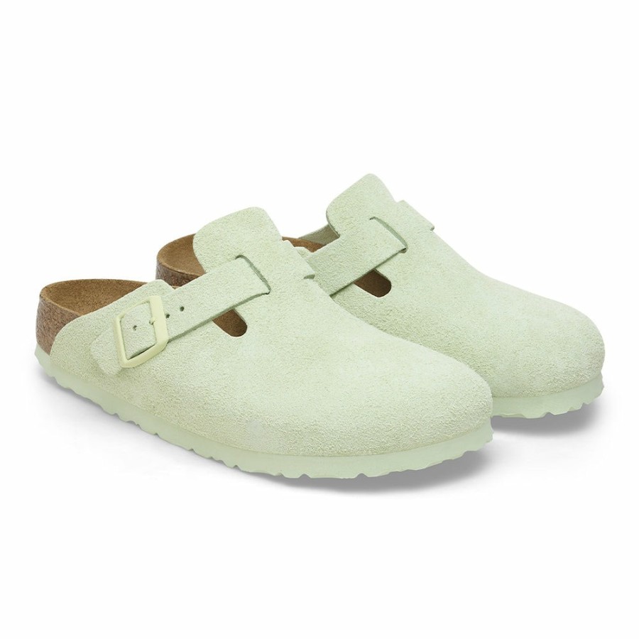 Mode Homme BIRKENSTOCK Sabots | Birkenstock - Sabots Boston - Faded Lime