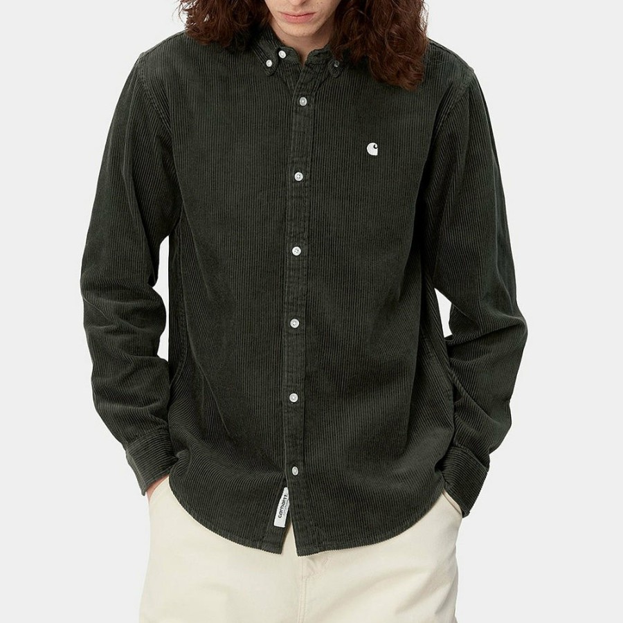 Mode Homme Carhartt WIP Chemises | Carhartt Wip - Chemise En Velours Madison - Kaki