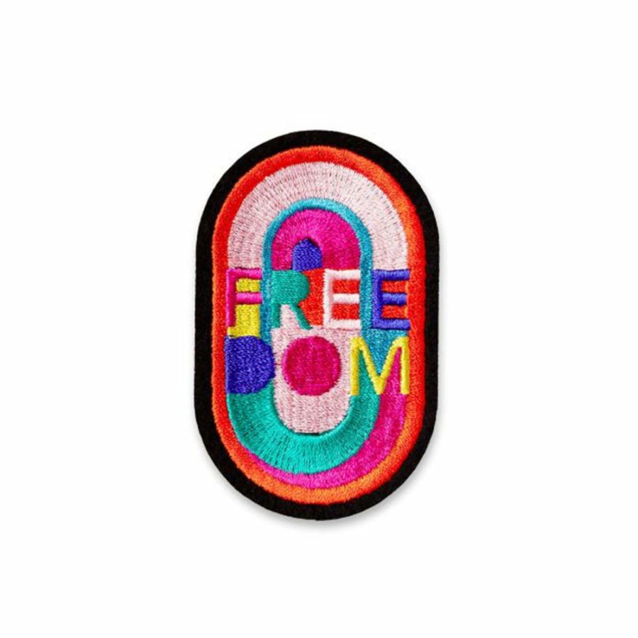 Mode Femme MACON u0026 LESQUOY Broches | Macon & Lesquoy - Ecusson Thermocollant - Funky Freedom