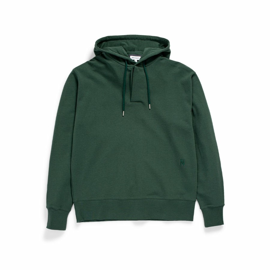 Mode Homme Norse Projects Sweats | Norse Projects - Sweat Arne Seacell - Vert