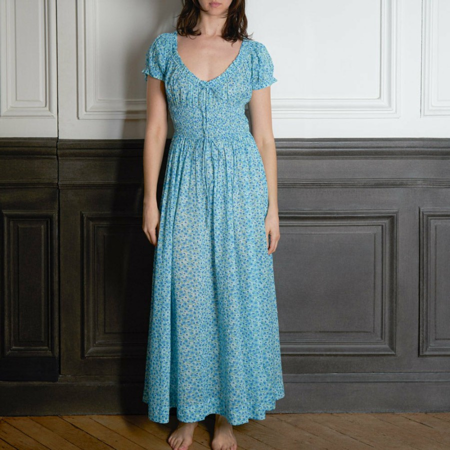 Mode Femme Dôen Robes | Doen - Robe Ahslynn - Bleu