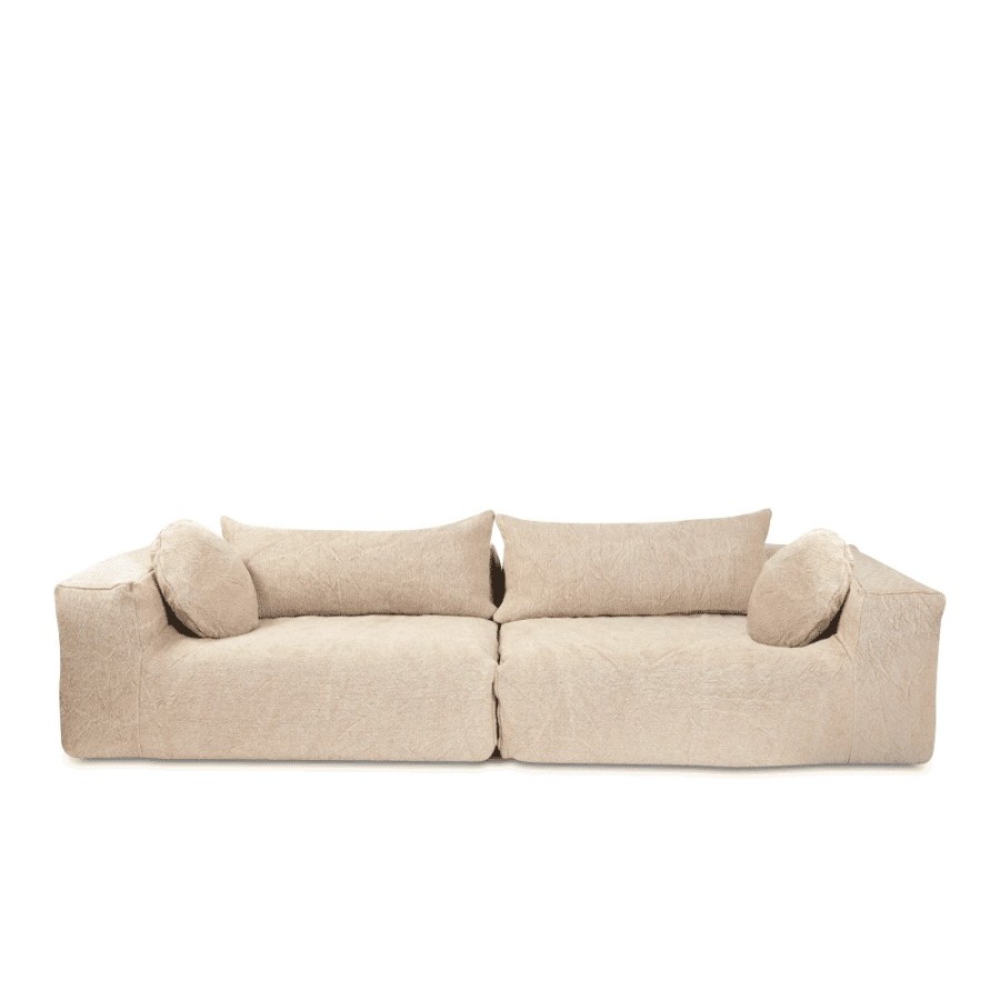 Meubles 2959 BED AND PHILOSOPHY | Canape Slow Family 4 Places - Trame Flax - Bed&Philosophy