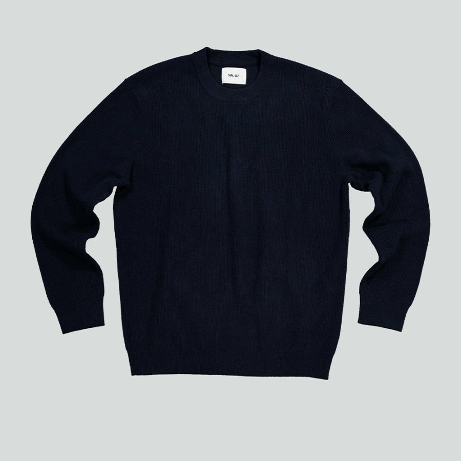 Mode Homme NN07 Mailles | Nn07 - Pull Danny - Marine