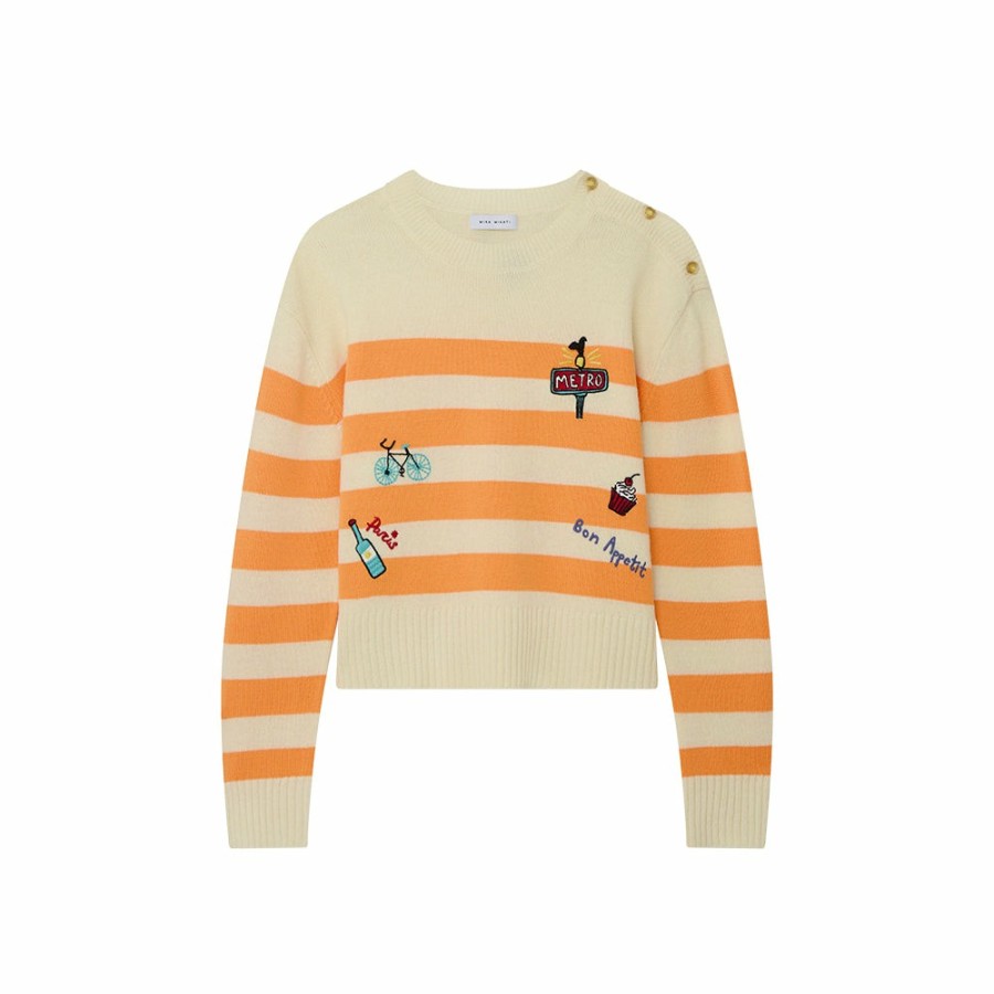 Mode Femme Mira Mikati Mailles | Mira Mikati - Pull La Capucine - Orange