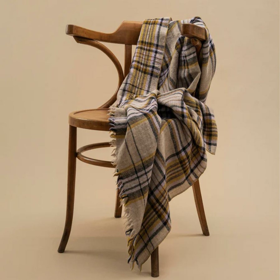 Linge De Maison 1050 MOISMONT Plaids | Plaid En Laine N°78 - Natural - Moismont