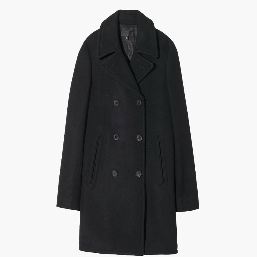 Mode Femme Nili Lotan Manteaux | Nili Lotan - Manteau Peacoat - Noir