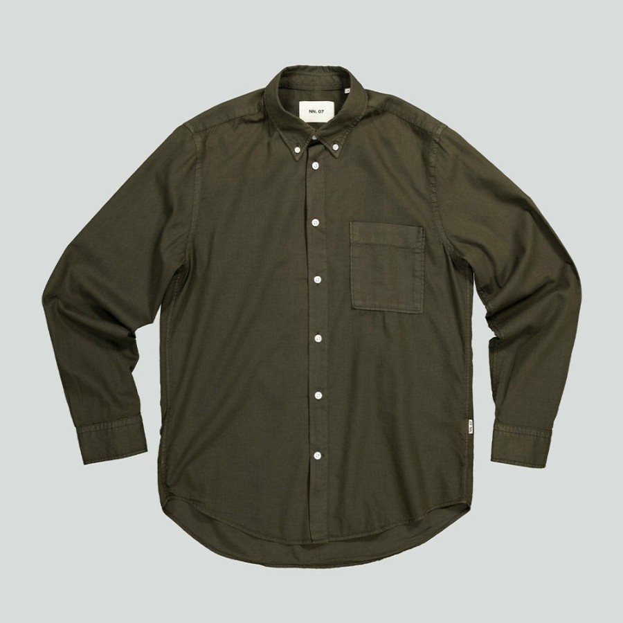 Mode Homme NN07 Chemises | Nn07 - Chemise Arne - Army