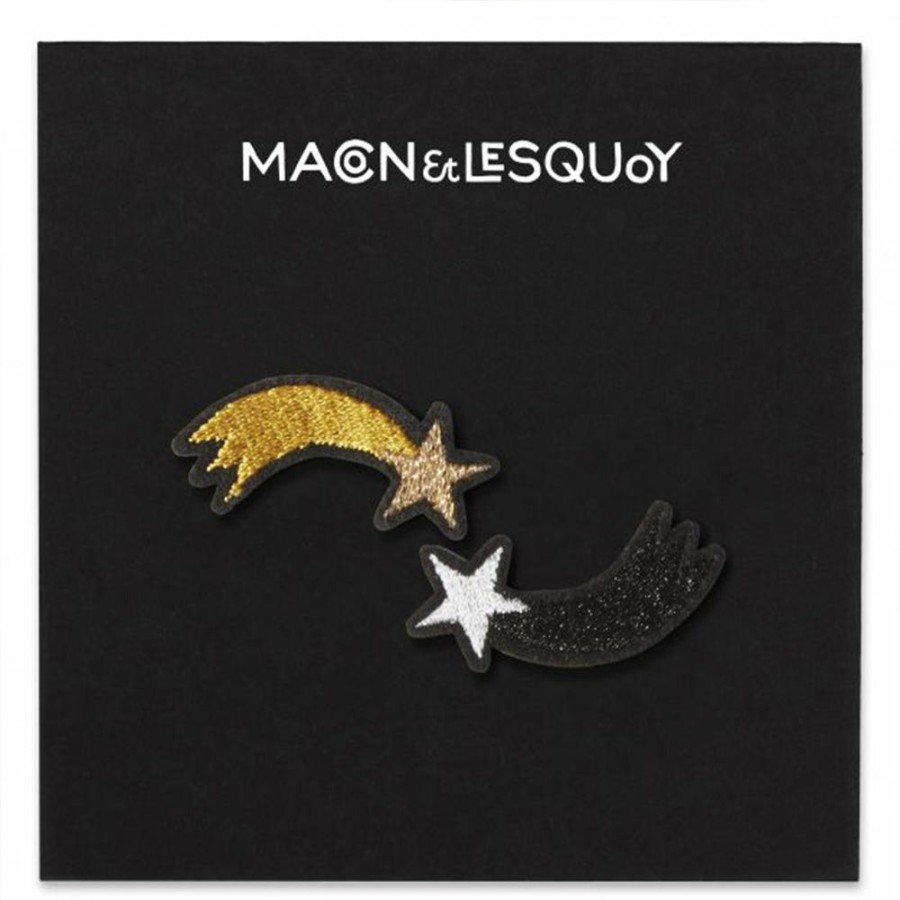 Mode Femme MACON u0026 LESQUOY Broches | Macon & Lesquoy - Ecusson Thermocollant - Etoile Qui File