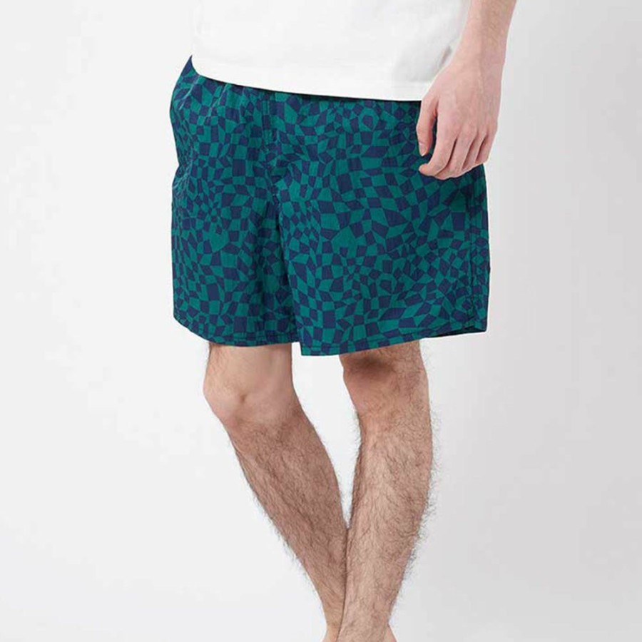 Mode Homme GRAMICCI Maillots De Bain | Gramicci - Short Drift Swim - Carreaux Verts