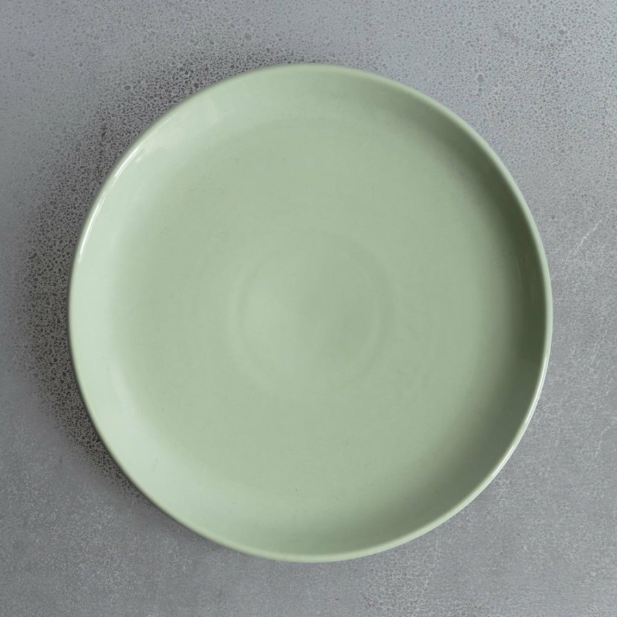 Art De La Table 559 STONEWARE Assiettes Plates | Assiette Plate En Gres Fin - Amande