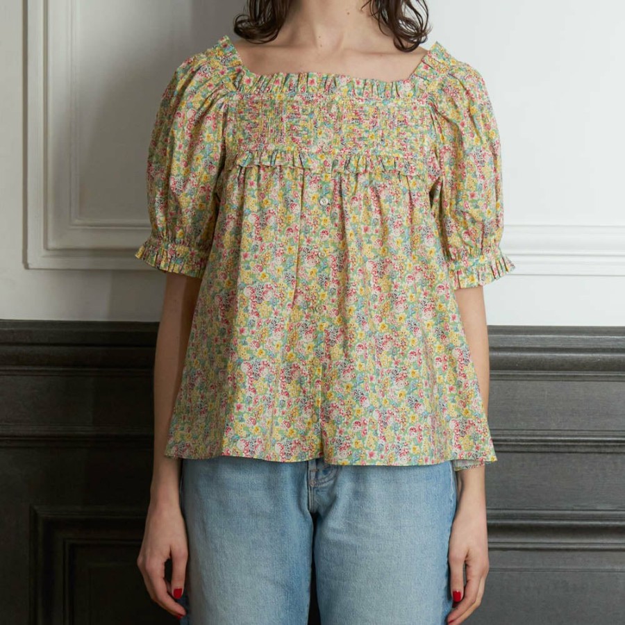 Mode Femme Dôen Chemises | Doen - Top Farley - Chrysanthem