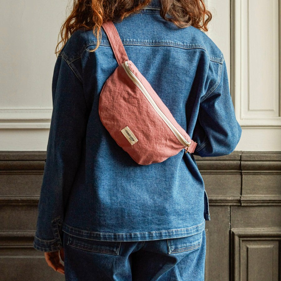 Mode Femme 2982 FOREVER KIDS Sacs Banane | Rivedroite - Sac Banane Custine - Bois De Rose