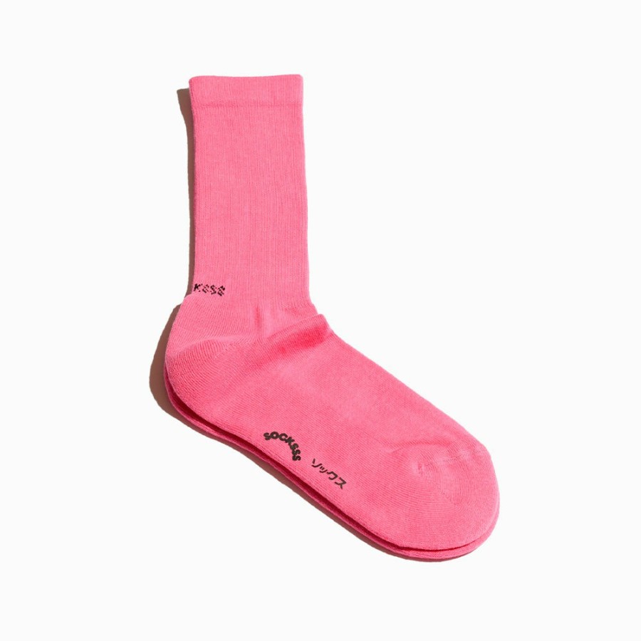 Mode Femme Socksss Chaussettes | Socksss - Chaussettes Bubblegum - Rose