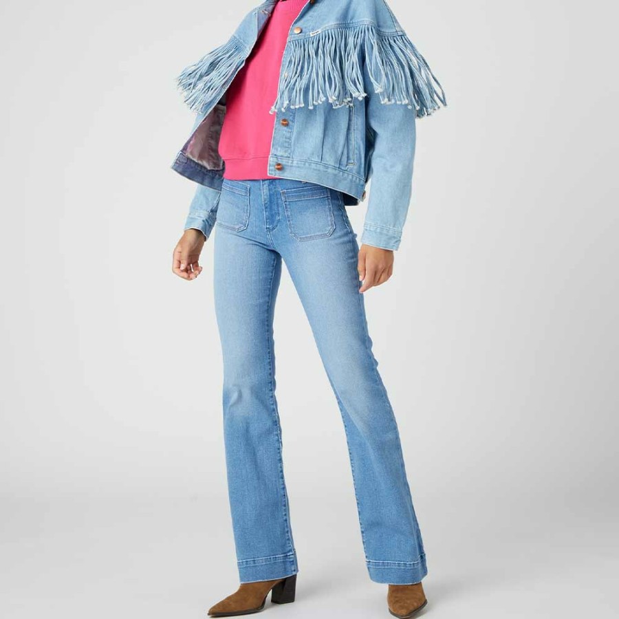 Mode Femme Wrangler Jeans | Wrangler - Jeans Hazel - Bleu