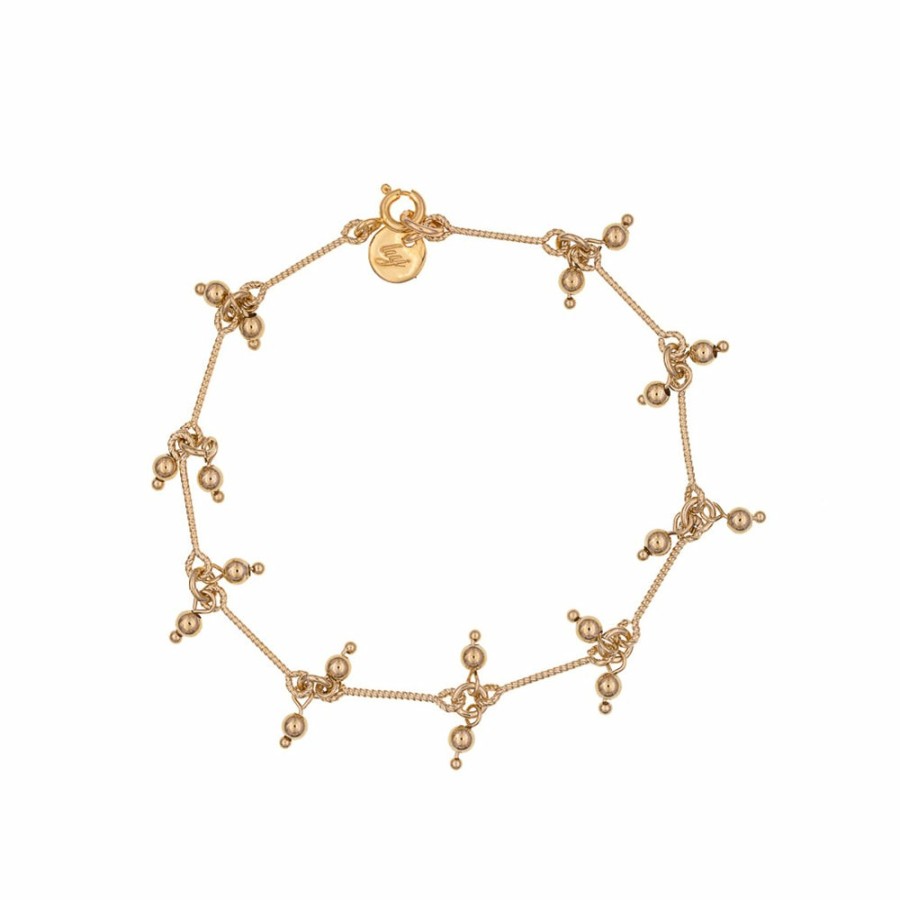 Mode Femme LUJ Luj | Luj - Bracelet Multigrelots India - Dore