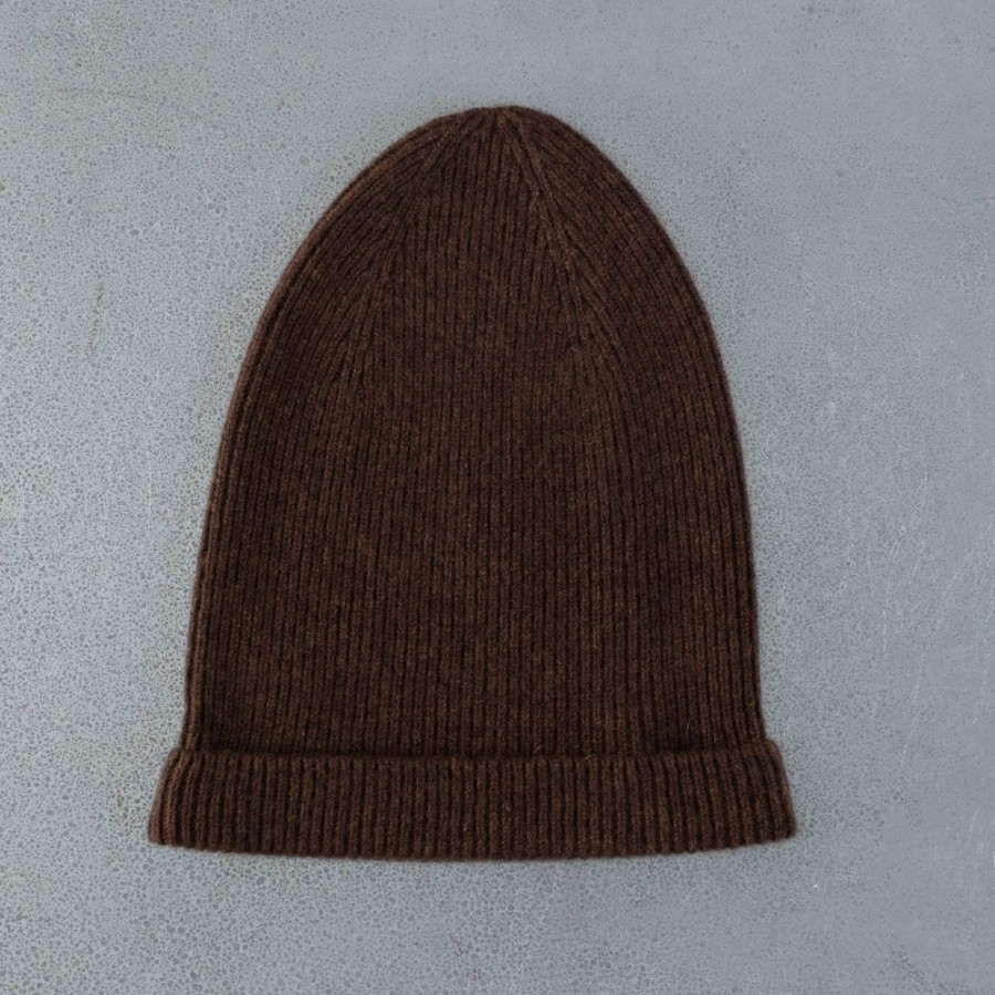 Mode Homme S02 Bonnets | Merci - Bonnet En Cachemire - Marron