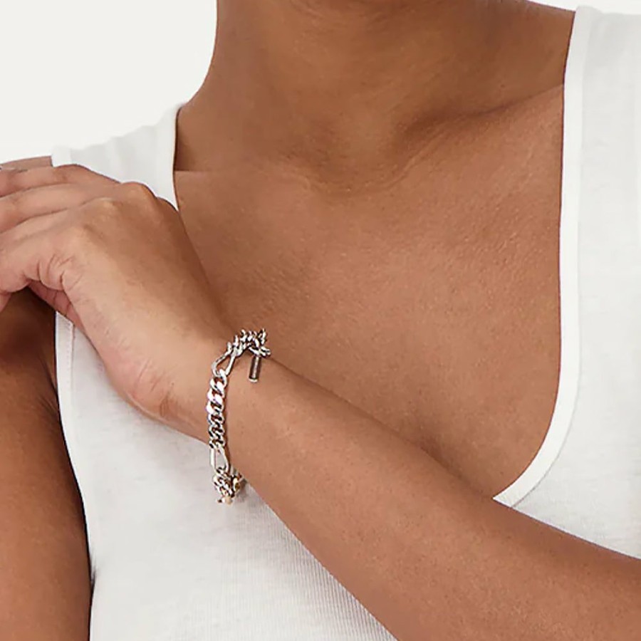 Mode Femme Justine Clenquet Justine Clenquet | Justine Clenquet - Bracelet Vesper - Argent