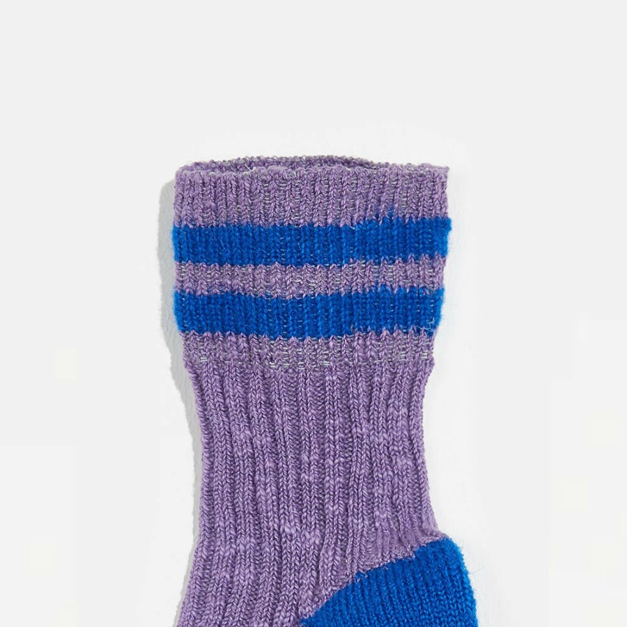 Mode Femme Bellerose Chaussettes | Bellerose - Chaussettes Funt - Violet