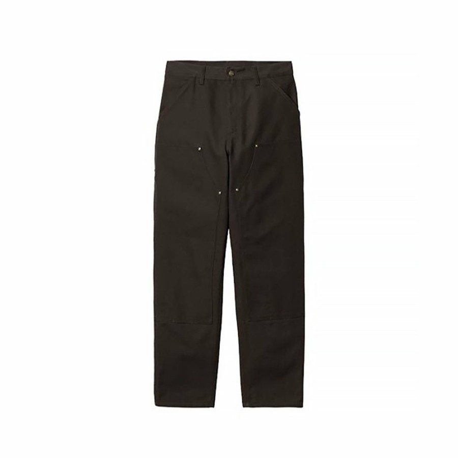 Mode Homme Carhartt WIP Pantalons | Carhartt Wip - Double Knee Pant - Tabac